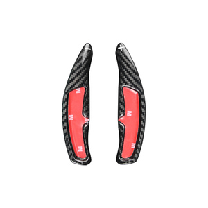 Extension de volant de voiture en Fiber de carbone, levier de vitesse pour <span class=keywords><strong>Porsche</strong></span> <span class=keywords><strong>Panamera</strong></span> Cayenne Macan 718 911 918 <span class=keywords><strong>2023</strong></span>, pièce de voiture - Product Image 1