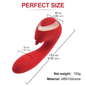 Vibrador Erótico <span class=keywords><strong>de</strong></span> 10 Velocidades, Masajeador <span class=keywords><strong>de</strong></span> Punto G, Juguete Sexual para Mujeres, Vibrador con Lengua para <span class=keywords><strong>Sexo</strong></span> Oral, para Sex Shop - Product Image 2