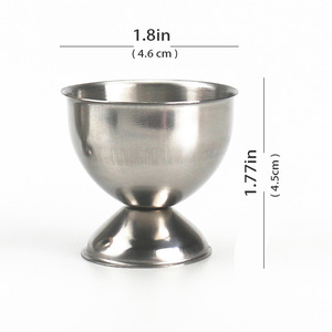 Ouvre-œuf en acier inoxydable, ustensile de cuisine, coupe-coquille d'œuf, broyeur, ouvre-coquille pour œufs durs et crus, support de tasse - Product Image 6