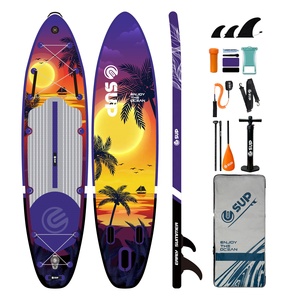 E sup Inflatable Paddle <span class=keywords><strong>Board</strong></span> Roll-<span class=keywords><strong>up</strong></span> double-layer thiết kế xử lý EVA/PVC sửa chữa Kit Đại Dương sóng nước chơi lướt sóng cao cấp cho - Product Image 4