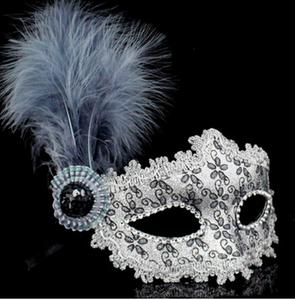 Máscaras de Carnaval al por Mayor con Plumas para <span class=keywords><strong>Halloween</strong></span>, Bodas, Navidad, Carnaval Veneciano, Mardi Gras, para <span class=keywords><strong>Manualidades</strong></span> - Product Image 3