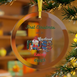 Đầu tiên giáng sinh kính ảnh đáng yêu chó đồ trang trí cho nhà cung cấp vật nuôi - Product Image 5