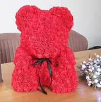 Drea Mariage DIY Fait Main Roses en Mousse Réalistes 3,5 cm 500 Pièces Fleurs Artificielles pour la Fête des Mères et Noël