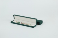 Grüne benutzer definierte Luxus Hochzeits papier Vorschlag rosa Boxen Ohrring quadratische Ring Box Schmuck Verpackungs box
