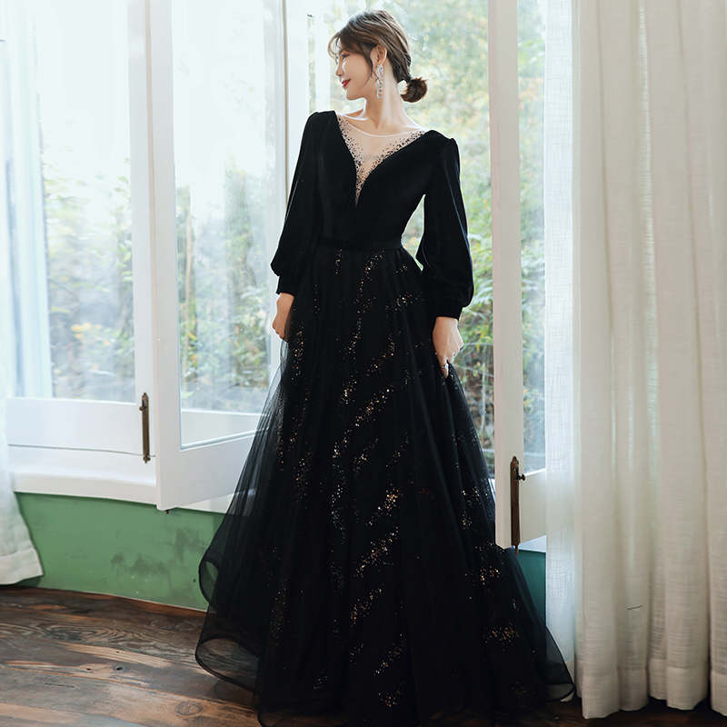 Long Black Formal Dress - Black Lace Long Formal Dress - Floor-Length Mermaid Gown Long Black Formal Dress - Black Lace Long Formal Dress - Floor-Length Mermaid Gown