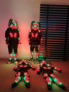 Disfraz <span class=keywords><strong>de</strong></span> pantalla <span class=keywords><strong>de</strong></span> Robot LED, <span class=keywords><strong>ropa</strong></span> <span class=keywords><strong>de</strong></span> actuación <span class=keywords><strong>de</strong></span> <span class=keywords><strong>fiesta</strong></span> luminosa, traje <span class=keywords><strong>de</strong></span> armadura, traje <span class=keywords><strong>de</strong></span> Club emisor <span class=keywords><strong>de</strong></span> luz LED colorido, trajes <span class=keywords><strong>de</strong></span> espectáculo, casco Disco - Product Image 4