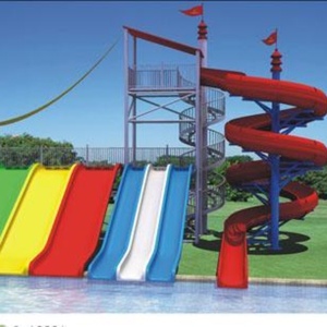 Toboganes de Agua de Fibra de Vidrio de 5 m para Interiores y Exteriores, Aptos para Familias, para Piscinas y Parques Acuáticos, Equipo de Juego para Uso Doméstico - Product Image 6