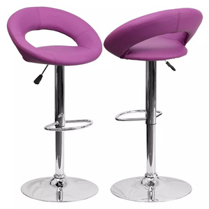 Chaises <span class=keywords><strong>de</strong></span> <span class=keywords><strong>bar</strong></span> en cuir Tabourets <span class=keywords><strong>de</strong></span> <span class=keywords><strong>bar</strong></span> modernes à hauteur <span class=keywords><strong>de</strong></span> comptoir Ensemble <span class=keywords><strong>de</strong></span> <span class=keywords><strong>4</strong></span> chaises <span class=keywords><strong>de</strong></span> salle à manger Tabourets <span class=keywords><strong>de</strong></span> <span class=keywords><strong>bar</strong></span> pivotants et réglables avec dossier - Product Image 1