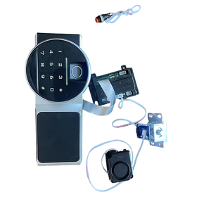 ¡Novedad de 2023! Cerradura de combinación de 4 dígitos de aleación de Zinc de forma redonda dorada negra, cerraduras inteligentes de depósito seguro - Product Image 2