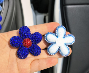 Adornos de Lujo Azules con Flores y Lazos para Decoración de Carcasas de Teléfono, Manualidades DIY - Product Image 6