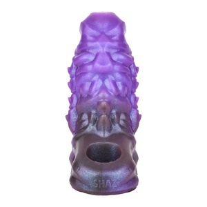 Fantasy Hollow Penis Wearable Sleeve Realistic <b>Dildo</b> Cock Extender Enlargement Growing Ejaculate Orgasm Sex Toys - Product Image 1