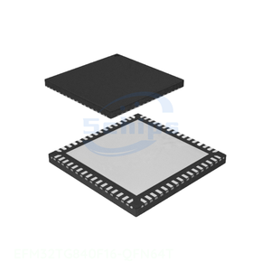 Composants de circuits électroniques BOM IC en stock EFM32TG840F16-QFN64T 64 VFQFN avec contacts apparents intégrés - Product Image 1