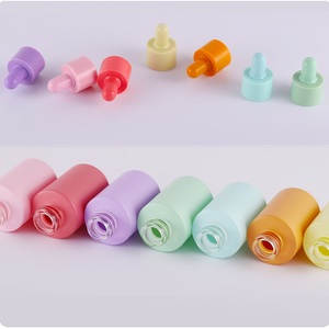 Trong kho màu 30 ml màu hồng màu xanh hổ phách Chai Thủy Tinh Nhỏ GiọT 30 ml thủy tinh huyết thanh Chai nhỏ giọt tinh dầu Chai nhỏ giọt - Product Image 3
