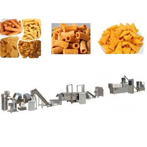 Línea de Producción de Snacks Fritos de Arroz, Máquina Procesadora de Alimentos Inflados Fritos, Máquina para Hacer Snacks Crujientes Fritos - Product Image 1
