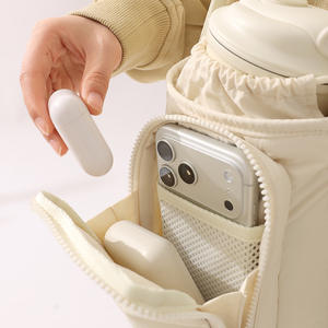 Sac à bouteille d'eau Beilian rose avec sangle réglable, multifonctionnel, sac bandoulière pour le sport, le cyclisme, avec intérieur - Product Image 4