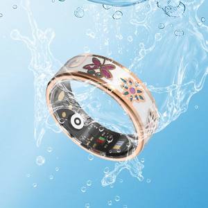 ODMファッションスマートヘルスリング エナメル工芸 リモートケア 心拍数 睡眠 スポーツ HRV フィットネストラッカー カスタマイズ可能 2026 - Product Image 1