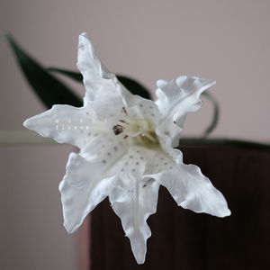 Haute qualité Real Touch fleurs artificielles <span class=keywords><strong>Alstroemeria</strong></span> fleurs de lys blanc mariage romantique et décoration de la maison - Product Image 2