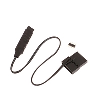 Pengontrol RGB SATA Molex 5V 3Pin 12V 4Pin untuk Kipas Pendingin Casing Komputer Lampu LED Radiator untuk Strip Lampu LED RGB WS2812B