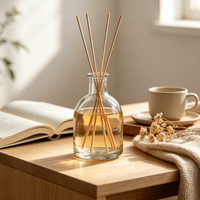 Flacon de parfum 135 ml en verre vide pour le stockage de cosmétiques, emballage pour usage domestique, vente en gros
