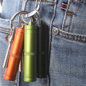 Wholesale Metal Pill Organizer, <b>Boxes</b> Keychain <b>Waterproof</b> Pill <b>Storage</b> Capsule Bottle <b>Storage</b> Keyring/ - Product Image 4