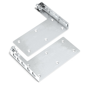Galvanized Heavy Duty Hanging Bracket For Cabinet <b>Shelf</b> Support <b>Adjustable</b> Height 7mm Steel Mounting Hardware - Product Image 2