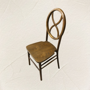 Silla de madera sólida apilable, asiento de boda Phoenix - Product Image 2