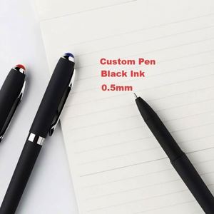 Custom Retractable Promotional <b>Pens</b> Plastic Business Logo Black <b>Pens</b> for Tradeshows Branding Events - Product Image 2