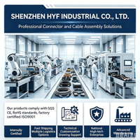Cable de conexión HYF sobremoldeado y blindado M12 de 5 pines con código A para sensor y actuador, cable PUR para conexión de dispositivos IO-Link CNC en fábrica