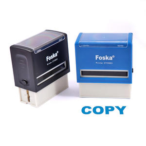 <span class=keywords><strong>Tampon</strong></span> <span class=keywords><strong>encreur</strong></span> FOSKA personnalisé pour la date, idéal pour l'expédition, le travail et les fournitures de bureau, avec encre à séchage rapide et impressions claires - Product Image 1