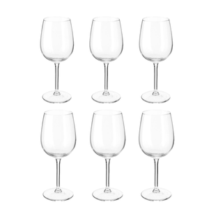 ENSEMBLE DE 6 VERRES À VIN ORPEA EN VERRE TRANSPARENT 360ML - Product Image 1