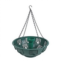 Jardinière suspendue moderne et durable en plastique PP, écologique, avec système d'arrosage, pour la décoration intérieure/extérieure