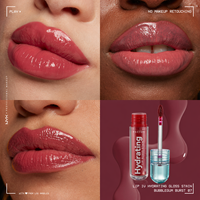 Gloss à lèvres vegan à base d'huile avec logo personnalisé, effet visible, longue tenue, hydratant, brillant, non collant