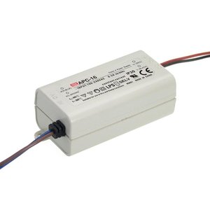 Controlador LED de Corriente Constante Mean Well APC-35-500 25W 500mA, Convertidor AC-DC IP42 de un Solo Canal - Product Image 1