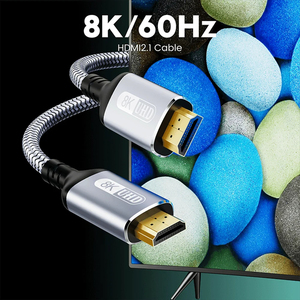 Câble 8K 2.1 120Hz <span class=keywords><strong>4K</strong></span> compatible HDMI ultra haute vitesse HDR eARC pour HDTV, boîtier, projecteur audio - Product Image 2
