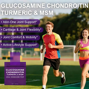 VitaHall Glukozamin Kondroitin Doğal Gıda Sınıfı Ağızdan Çözünen Film Şeritleri Yetişkinler İçin Eklem ve Kemik Sağlığını Destekler - Product Image 5