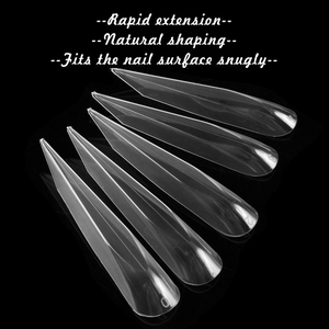 #37 Global Trendy Split-Space Claw Nail Sistema de <span class=keywords><strong>uñas</strong></span> de estilo extralargo Puntas extensibles Molde Formas duales - Product Image 2