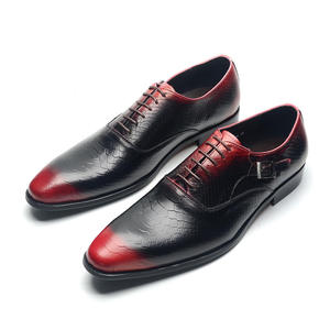 Zapatos Oxford Clásicos con Estampado de Serpiente para Hombre - Calzado de Negocios Cómodo con Función de Aumento de Altura - Product Image 3