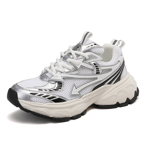 <span class=keywords><strong>Paul</strong></span> St. <span class=keywords><strong>John</strong></span>, zapatos deportivos informales para hombre, estilo alto, Otoño Invierno, diseño de malla Retro para papá, suela gruesa, cierre con cordones, amortiguación - Product Image 1