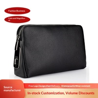 Borsa a Tracolla in Vera Pelle SUNCETH con Serratura a Impronta Digitale, Portafoglio Antifurto per Uomo, Borsa Intelligente Impermeabile con Interfaccia USB