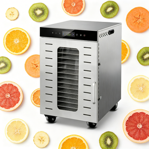 Déshydrateur alimentaire industriel en acier inoxydable à air chaud pour fruits et légumes - Product Image 1