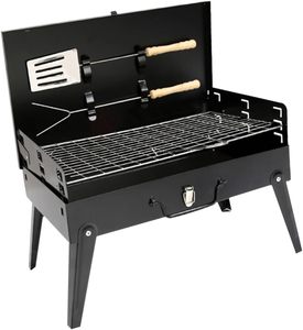 Parrilla de Carbón Compacta Moderna con Encendido Automático, Plegable y Portátil para Acampar, Hogar y Puestos de Comida Callejera - Product Image 1