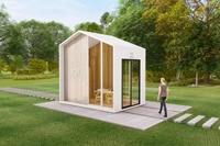 Cabines écologiques contemporaines, villas d'évasion urbaine, villas avec vue sur la montagne, cabanes en bois de style Apple Pod, escapades en forêt, vérandas, maisons en verre, parcs, cours