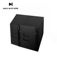 Dual 8 "Active Line Array Speaker PA Speaker Box Booster Speaker Subwoofer