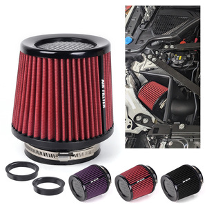 Filtro de Aire de 76mm, Tipo Hongo, Color Rojo, para Mejorar el Rendimiento del Automóvil, 3-4 Pulgadas - Product Image 4