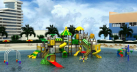 Das Neueste Patentierte Design Maßgefertigte Schwimmbad-Außenwasserrutsche für Kinder, Wasserpark-Vergnügungspark-Ausrüstung