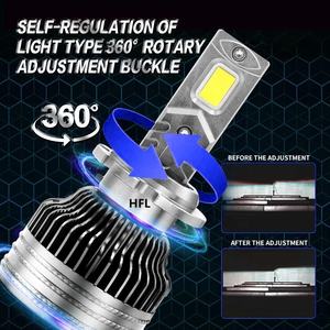 D2H 240W haute puissance LED voiture Ballast adaptateur <span class=keywords><strong>c</strong></span>âble interrupteur Mini 12V pour <span class=keywords><strong>BMW</strong></span> Audi 30000LM IP68 6500K couleur nouveau 2 ans de garantie - Product Image 4