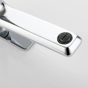 Square 59-1 Brass High Basin Faucet Single Hole Deck Installation Single Handle Long Bathroom Sunroom Water Tap - Product Image 3