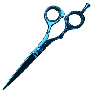 Ciseaux de coiffure en acier inoxydable à haute teneur en carbone, lame tranchante, manche en plastique, en vrac, avec votre propre logo - Product Image 4