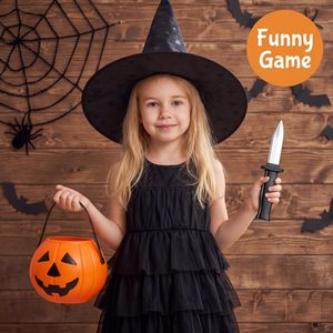Couteau de Magie Rétractable d'Halloween : Lame en Plastique à Ressort, Jouet pour Farces et Blagues - Product Image 2