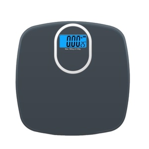 Balance de pesée domestique de haute qualité en plastique noir, 180 kg, 400 lb, 28 st, poids maximal, salon, salle de bain - Product Image 3